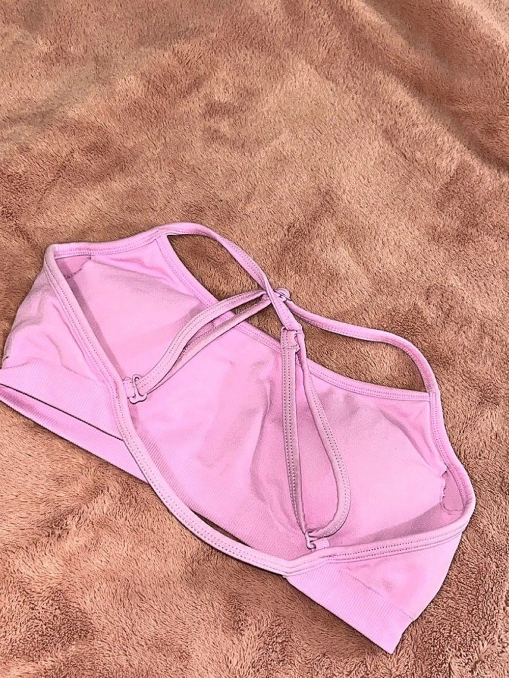 Pink Sports Bra - small
